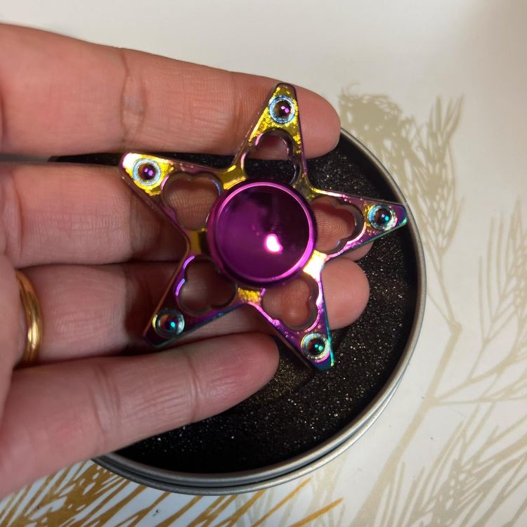 Other Metal Star-Shaped Fidget Spinner product image